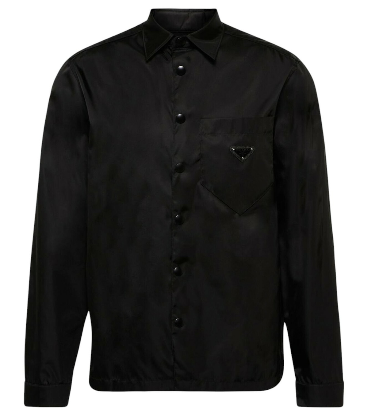 PRADA プラダ Re-Nylon ナイロンシャツ ジャケット Refine | PRADA プラダ Re-nylon 三角プレート シャツ ジャケット