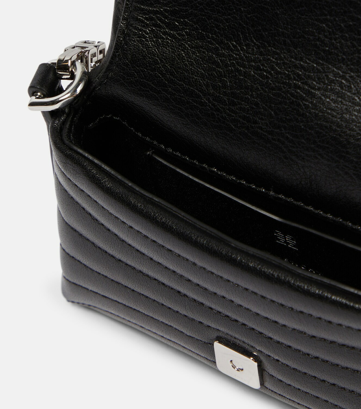 ☆人気【GIVENCHY】☆4G キルティング レザー マイクロバッグ☆ GIVENCHY Quilted Top Handle Bag Matelasse Handbag Black