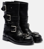 Dolce&Gabbana Leather biker boots