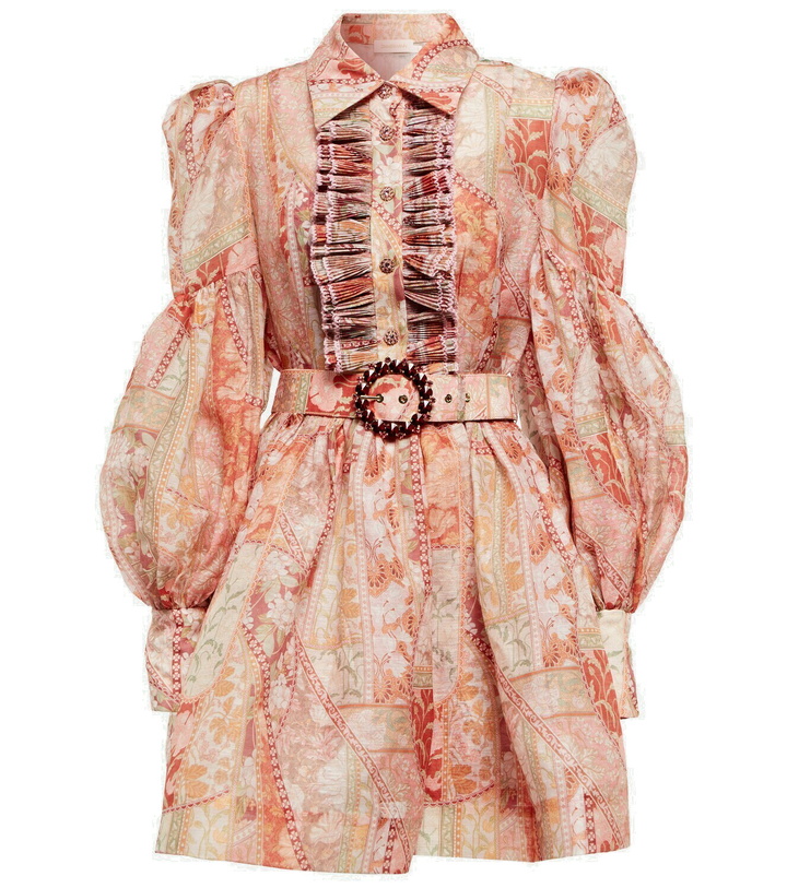 Photo: Zimmermann Kaleidoscope floral silk-blend minidress