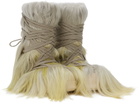 Rick Owens Green & Gray Moncler Edition Big Rocks Boots