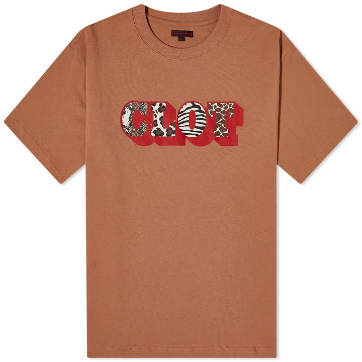 Photo: CLOT Shadow Logo T-Shirt in Brown