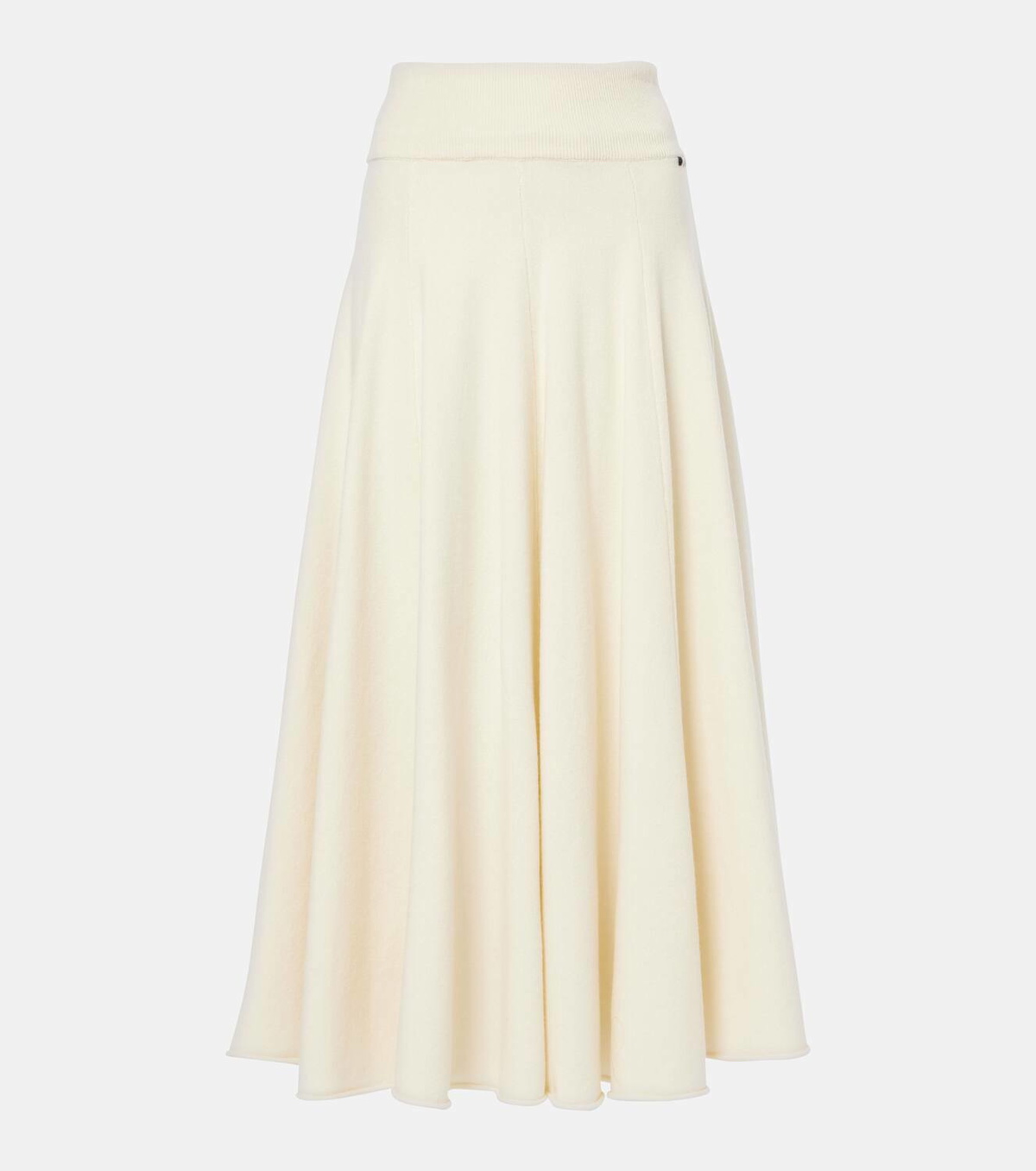 Extreme Cashmere Twirl cashmere-blend midi skirt