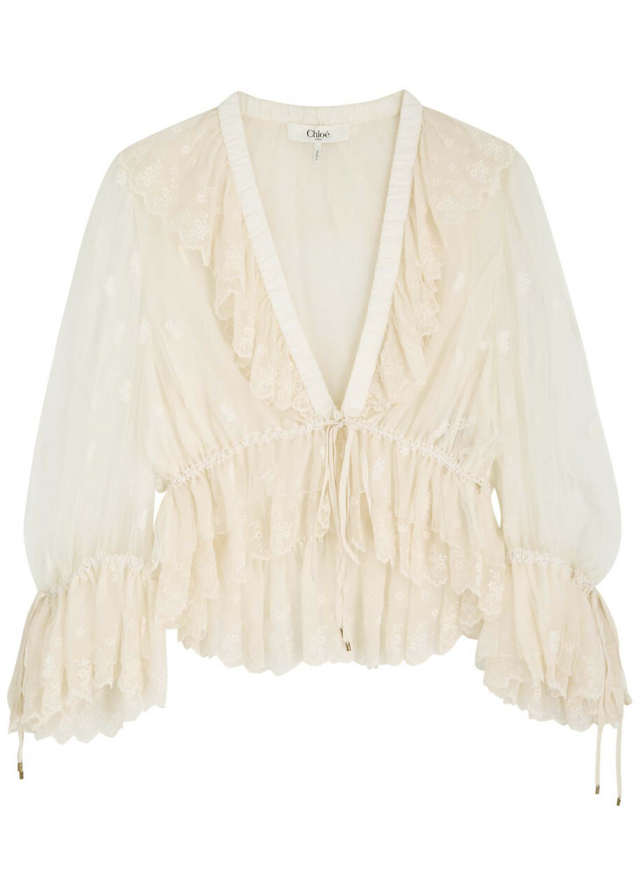 Urban Chloe A-Line Blouse, White