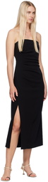 Proenza Schouler Black Shira Midi Dress