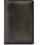 Berluti - Jagua Leather Bifold Cardholder - Men - Green