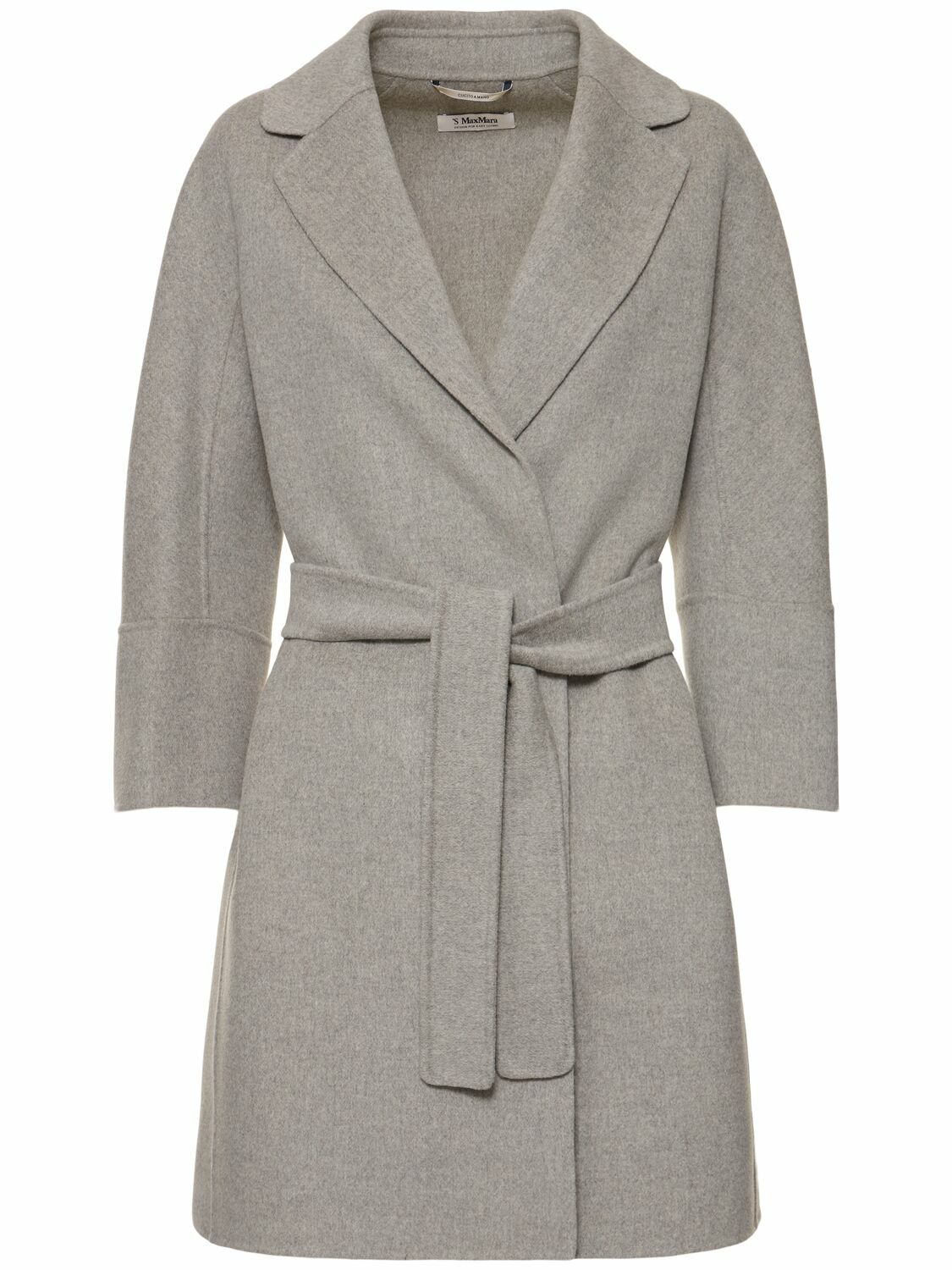 S MAX MARA Giulia Twill Belted Jacket S Max Mara