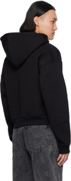 Mugler Black Long Hoodie
