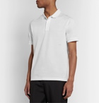 Bottega Veneta - Cotton-Piqué Polo Shirt - White