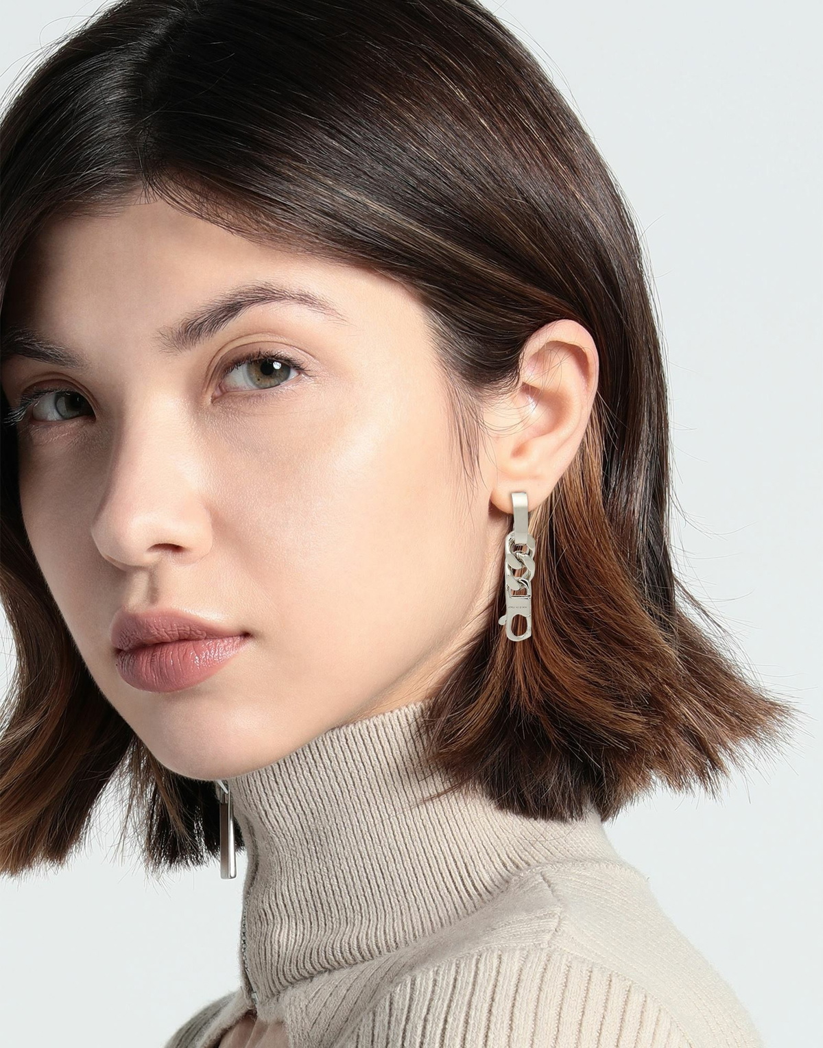 Mm6 Maison Margiela Womens Earrings in Silver