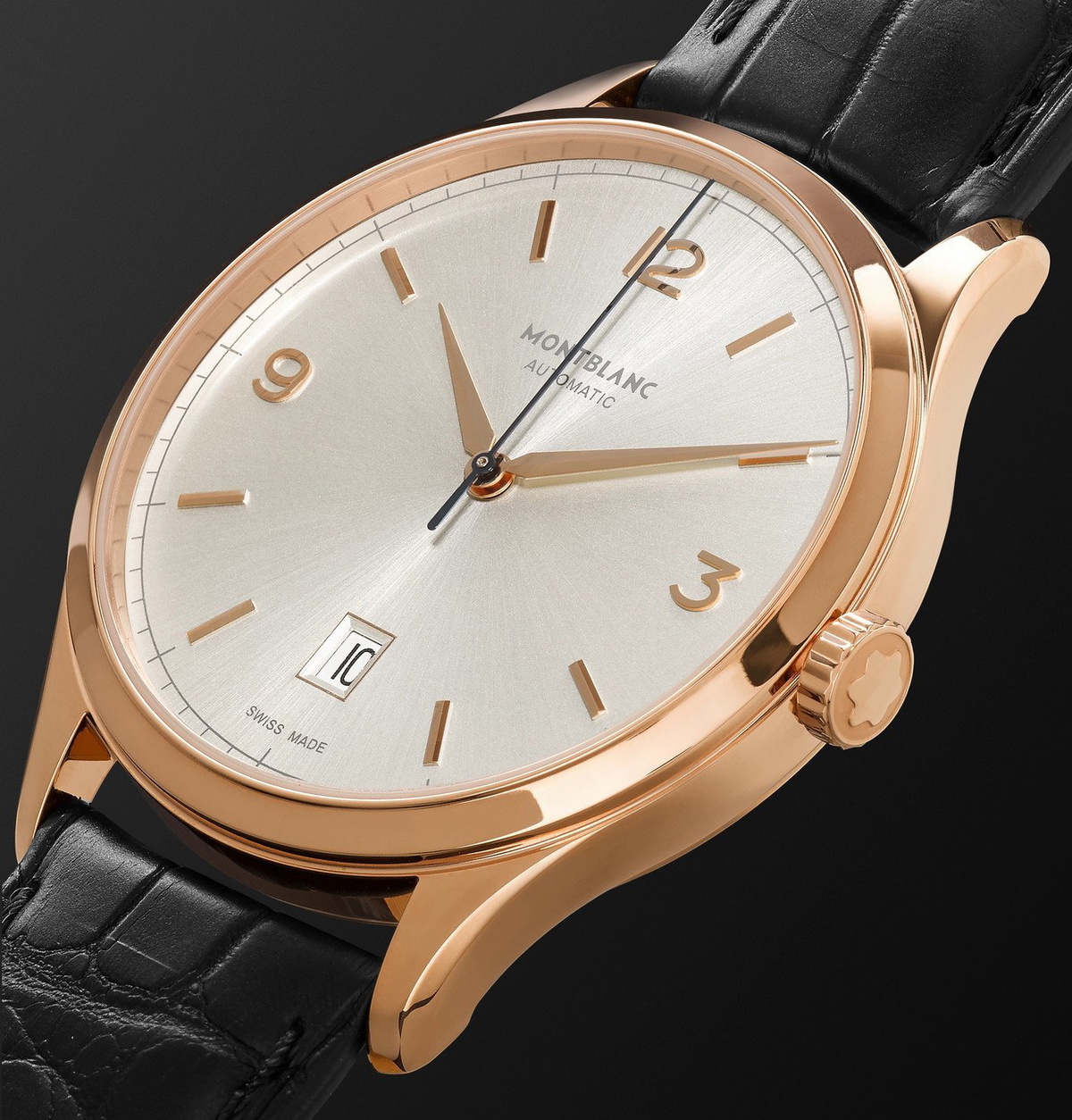 Montblanc - Automatic 40mm Red Gold and Alligator Watch, Ref 