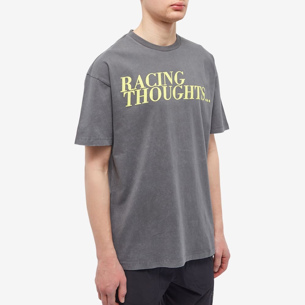 Over Over Men's Racing Thoughts Easy T-Shirt in Grey OVER OVER