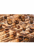 SERAX - Set Of 4 Amber Zuma Whiskey Glasses