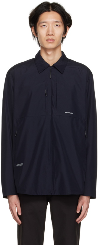 Photo: Norse Projects Navy Jens Gore-Tex Infinium 2.0 Jacket