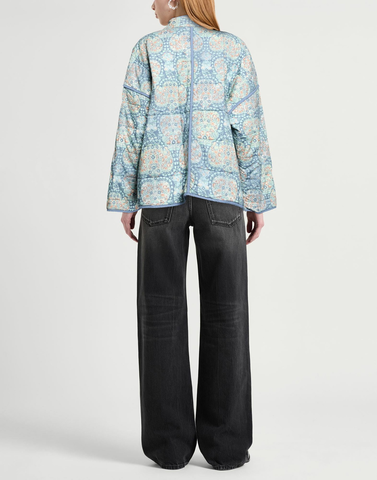 Free People Womens Puffer Slate in Blue