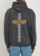 Represent Golden Tour Hooded Cotton Sweatshirt Grey