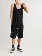 Rick Owens - Champion Logo-Embroidered Recycled Stretch-Mesh Tank Top - Black