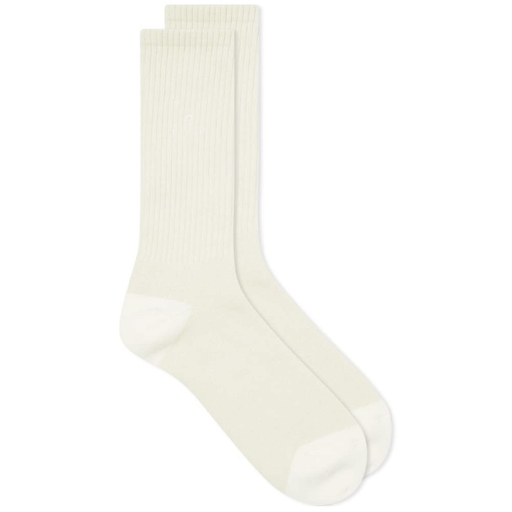 Photo: Pop Trading Company Sportswear Sock Off White