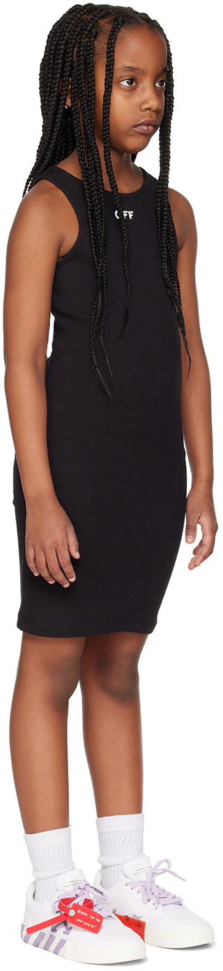 Off-White Kids Black 'Off' Stamp Dress
