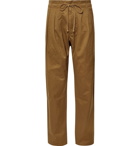 Monitaly - Cotton Drawstring Trousers - Men - Brown