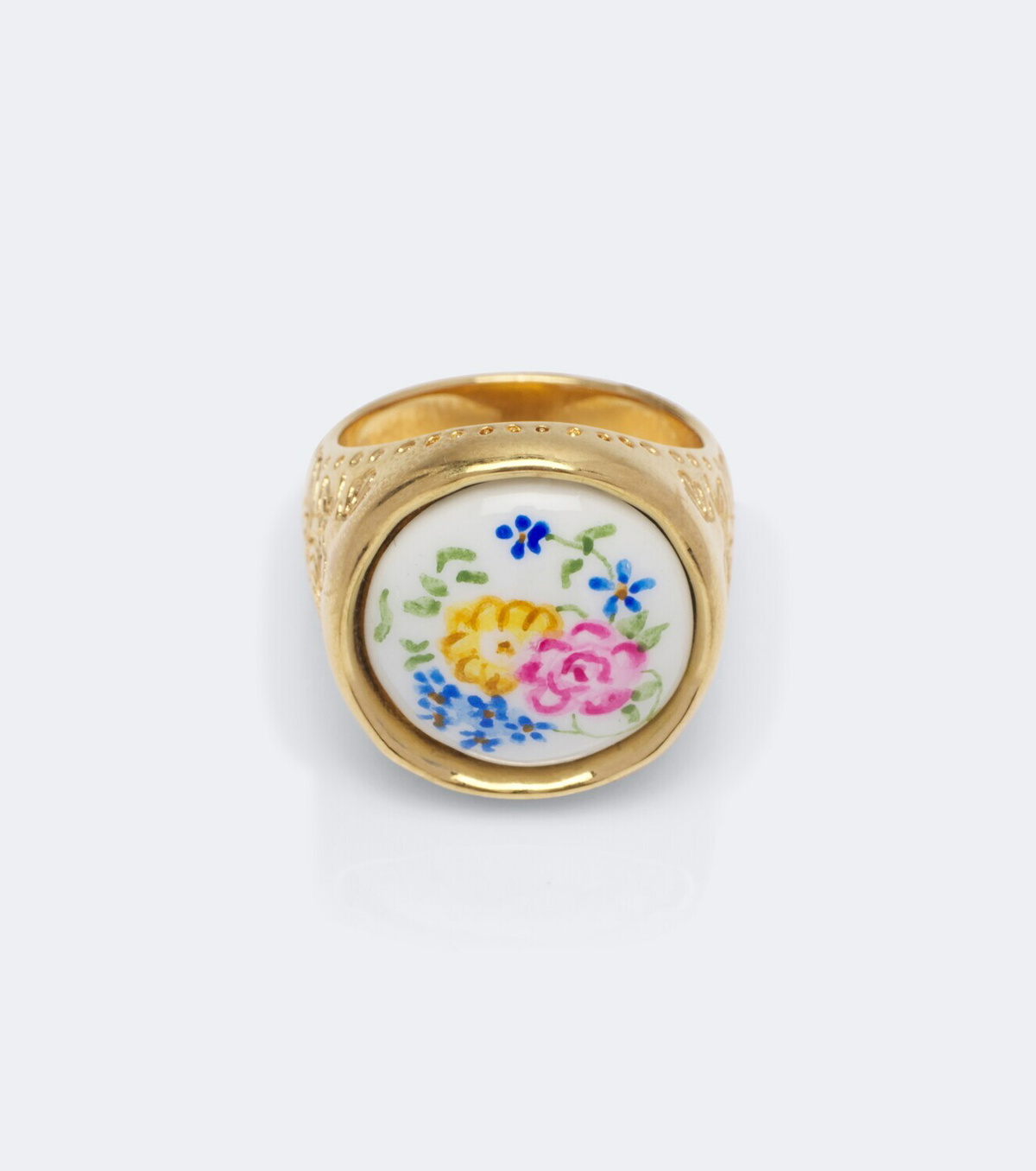Chloé Chloé Bloomcraft floral signet ring