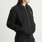 Drôle de Monsieur Men's Braided Slogan Jacket in Black
