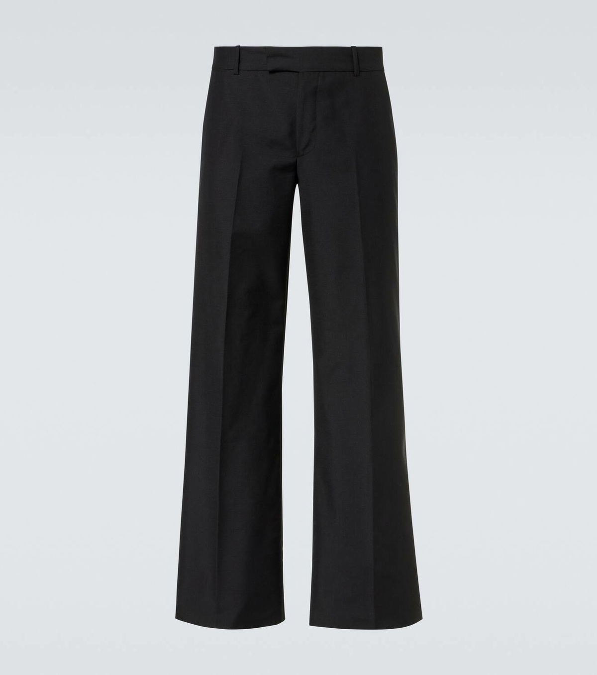 パンツ Alexander Mcqueen Wide Leg Pants Alexander McQueen Low-rise wool and mohair wide-leg pants