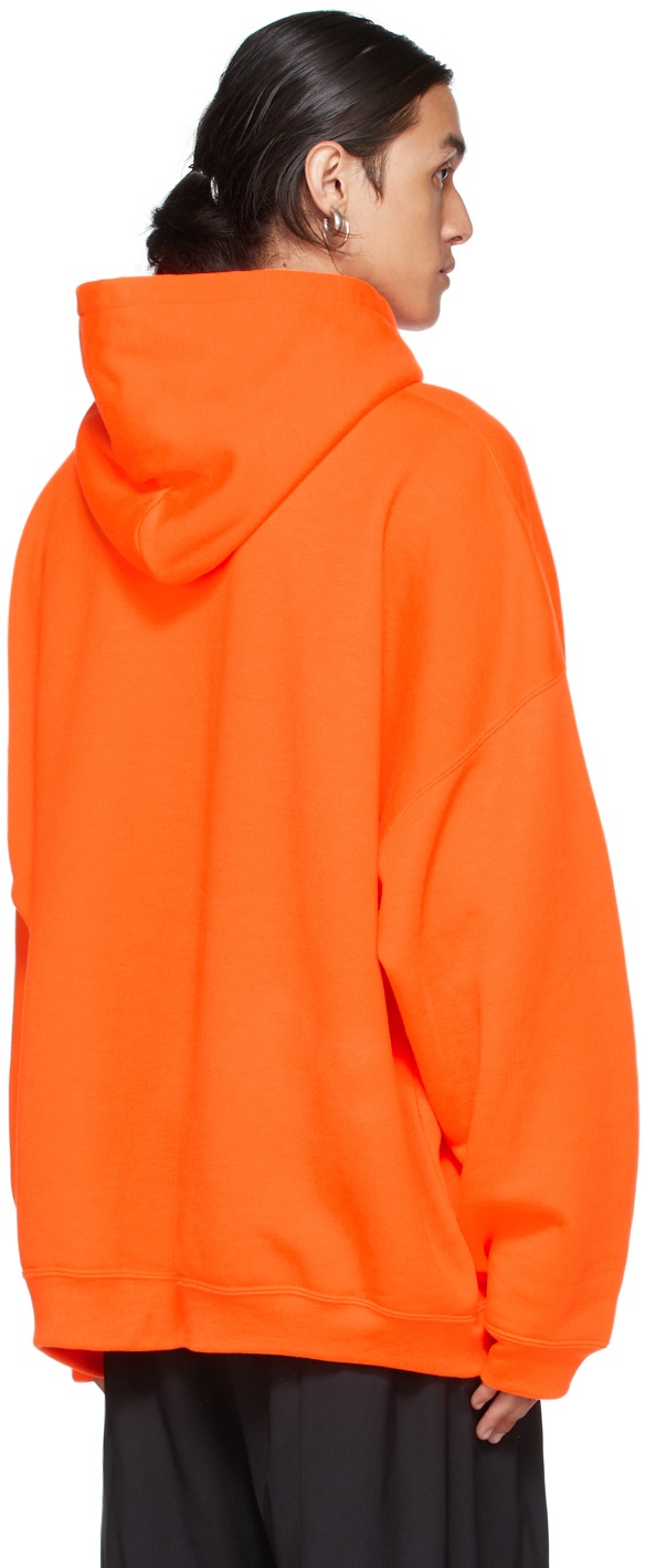 Balenciaga orange maison distressed hoodie SZ:S – Bankofgrails