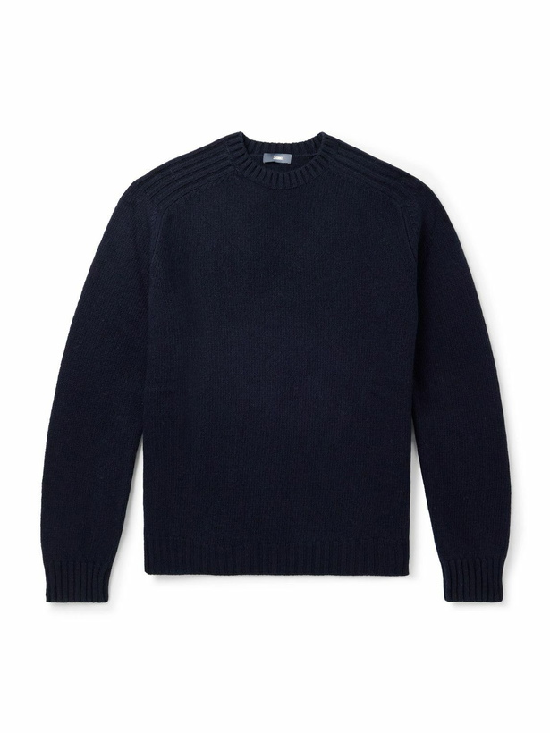 Photo: Herno - Wool Sweater - Blue