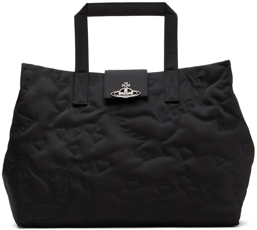 Vivienne Westwood Black Medium Brigitte Tote Vivienne Westwood