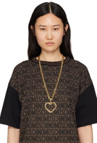 Moschino Gold Love & Peace Necklace