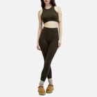 Fear of God ESSENTIALS Women's Waffle Sport Tank Top in Brown