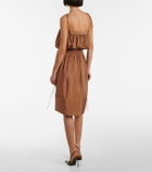 Saint Laurent Jersey midi dress