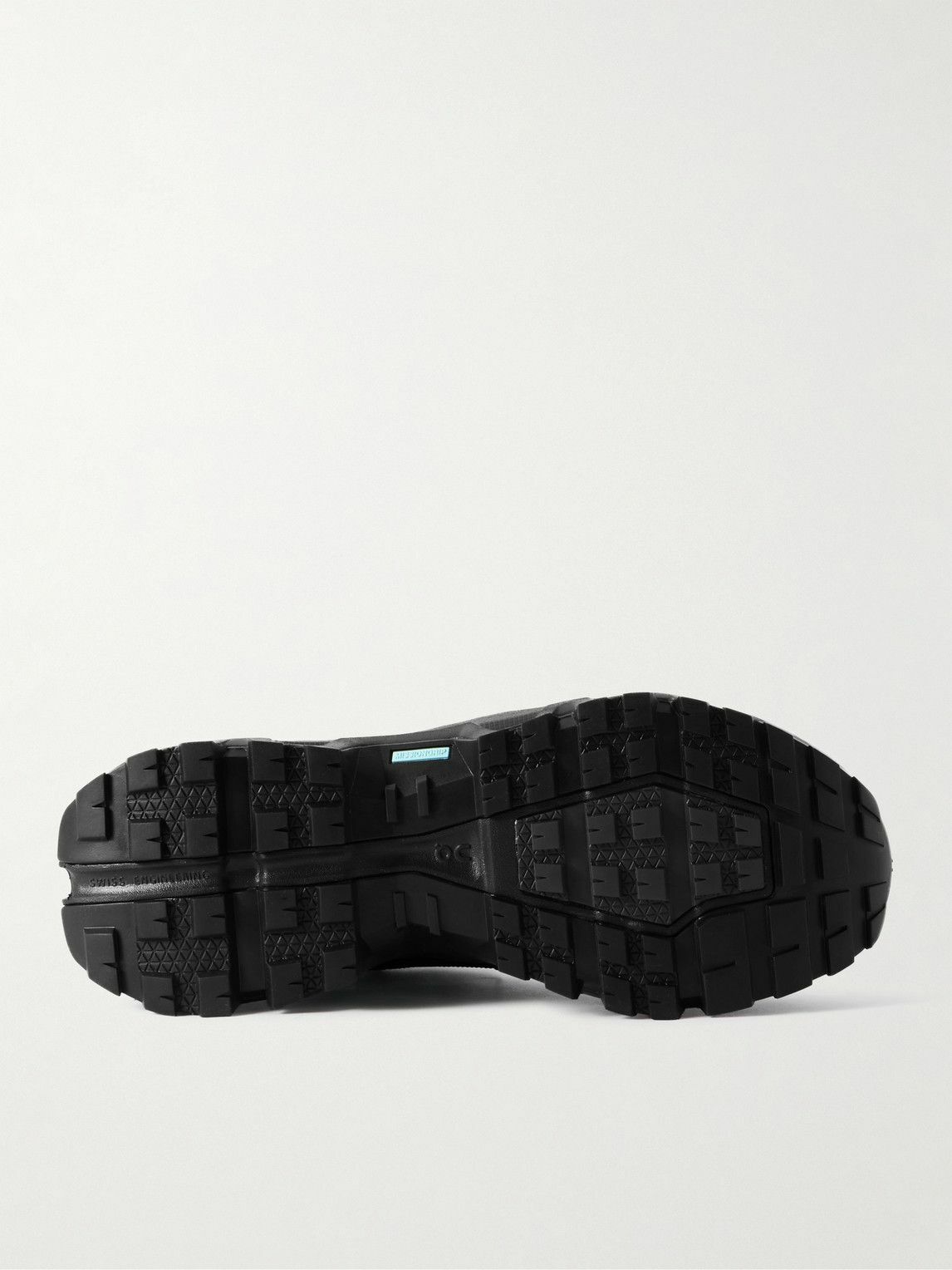 ON - Cloudrock Rubber-Trimmed Mesh Hiking Boots - Black