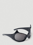 Balenciaga - Gotham Cat Sunglasses in Black
