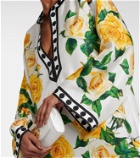 Dolce&Gabbana Floral silk kaftan