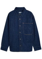 Agolde Denim Overshirt Dark Blue