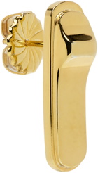 Secret of Manna Gold Security Tag Single Earring
