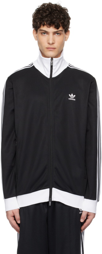 Photo: adidas Originals Black Adicolor Classics Beckenbauer Track Jacket