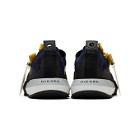 Diesel Navy and Yellow S-Padola Sneakers