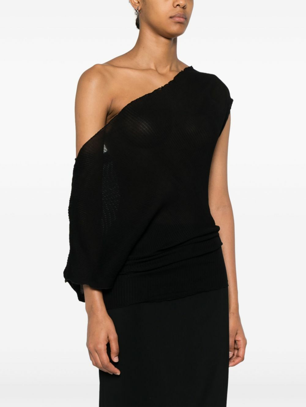 Jade Cropper Asymmetric Blouse