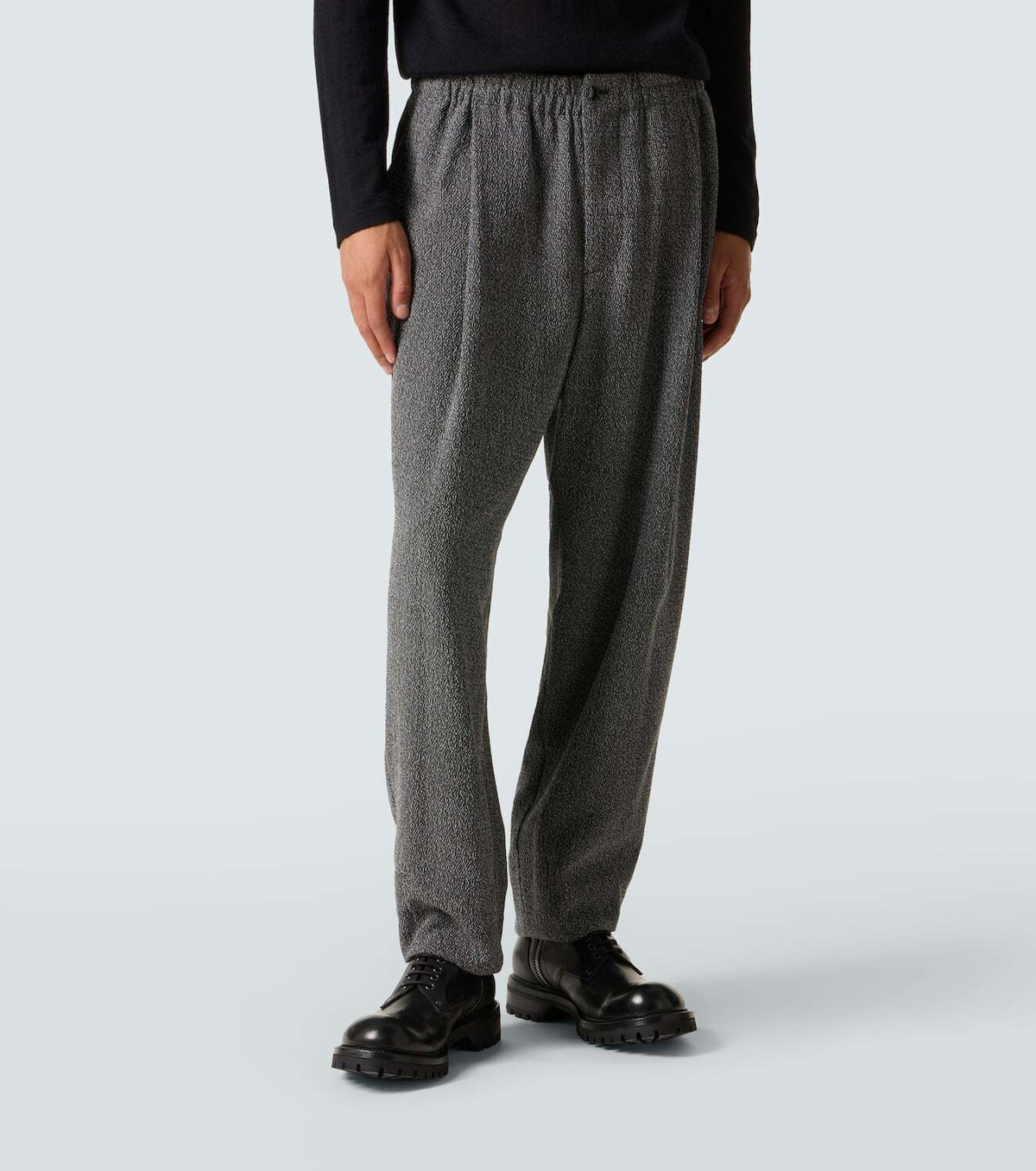 Giorgio Armani Mid-rise wide-leg pants
