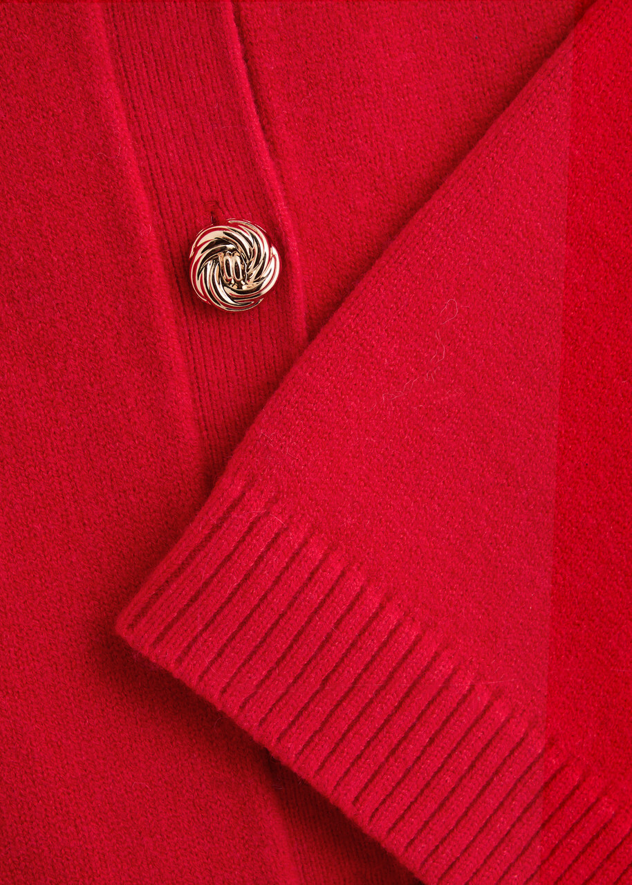 Kitri Cleo Knitted Cardigan Red