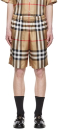 Burberry Beige Vintage Check Shorts