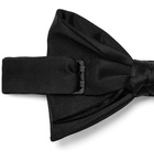 Lanvin - Pre-Tied Silk Bow Tie - Men - Black