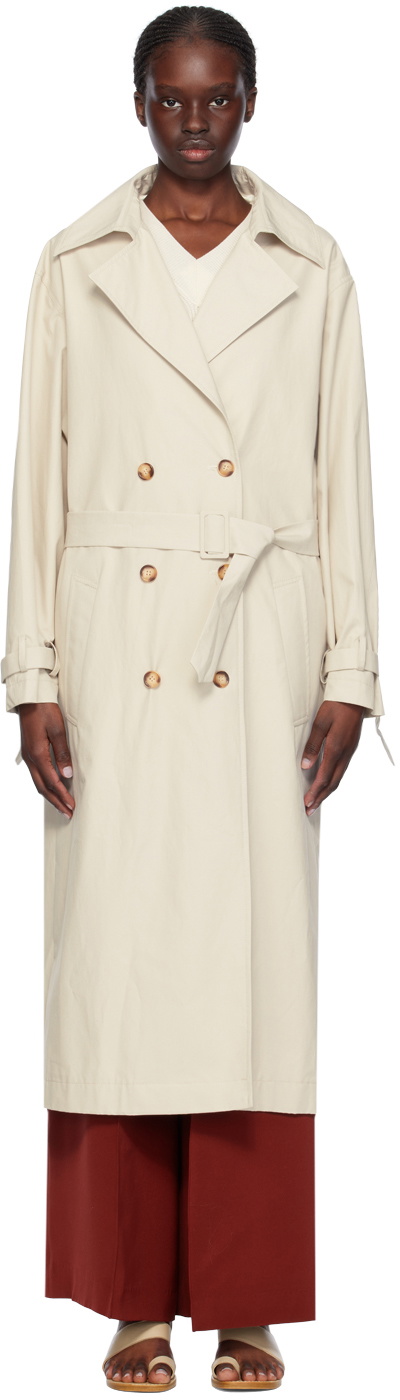 Belted Flare Trench coat – L'AUBE BLANC