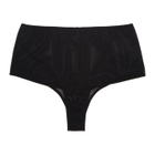 la fille dO Black Confetti Cave High-Rise Thong