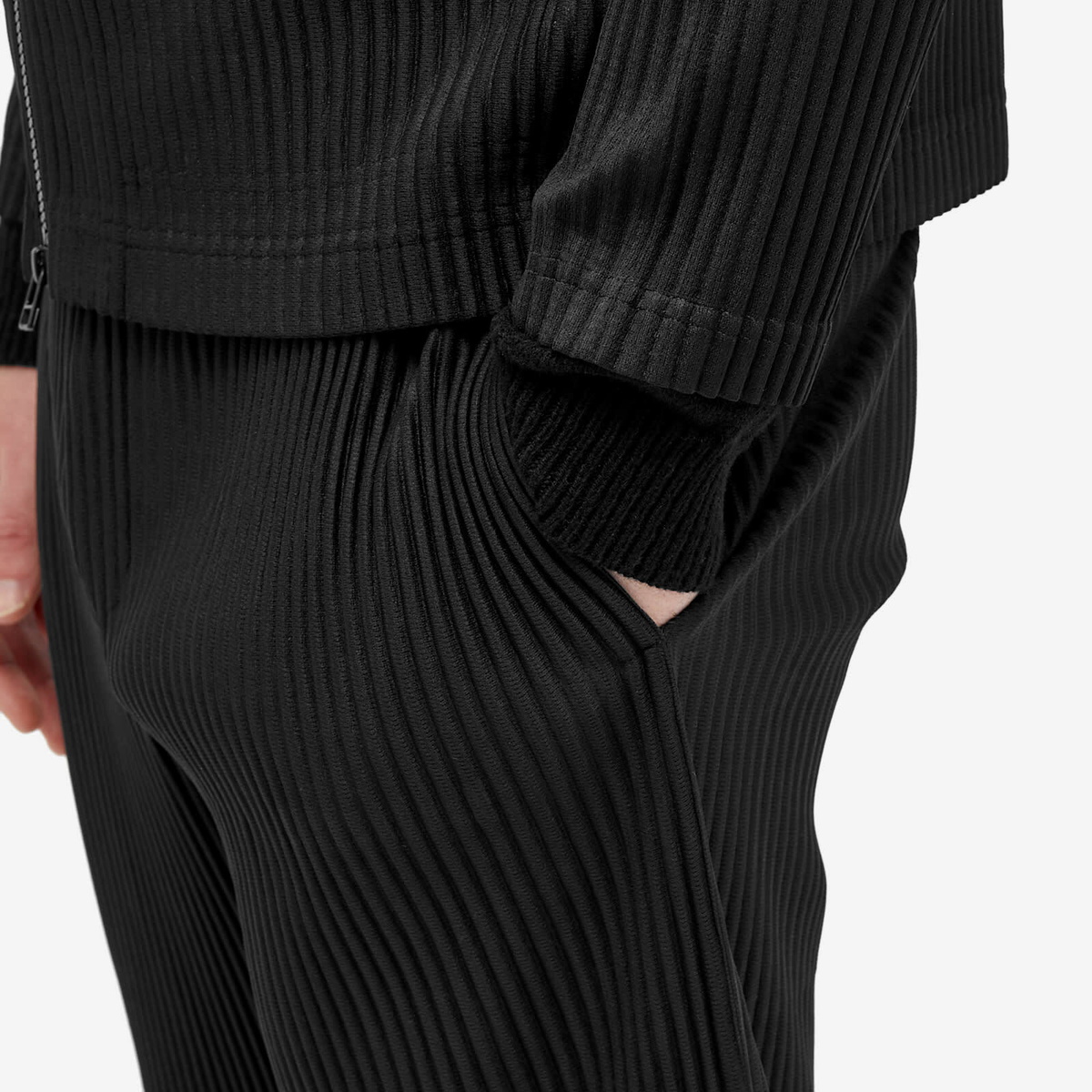 Homme Plisse Issey Miyake Men's Pleated Straight-Leg Pants