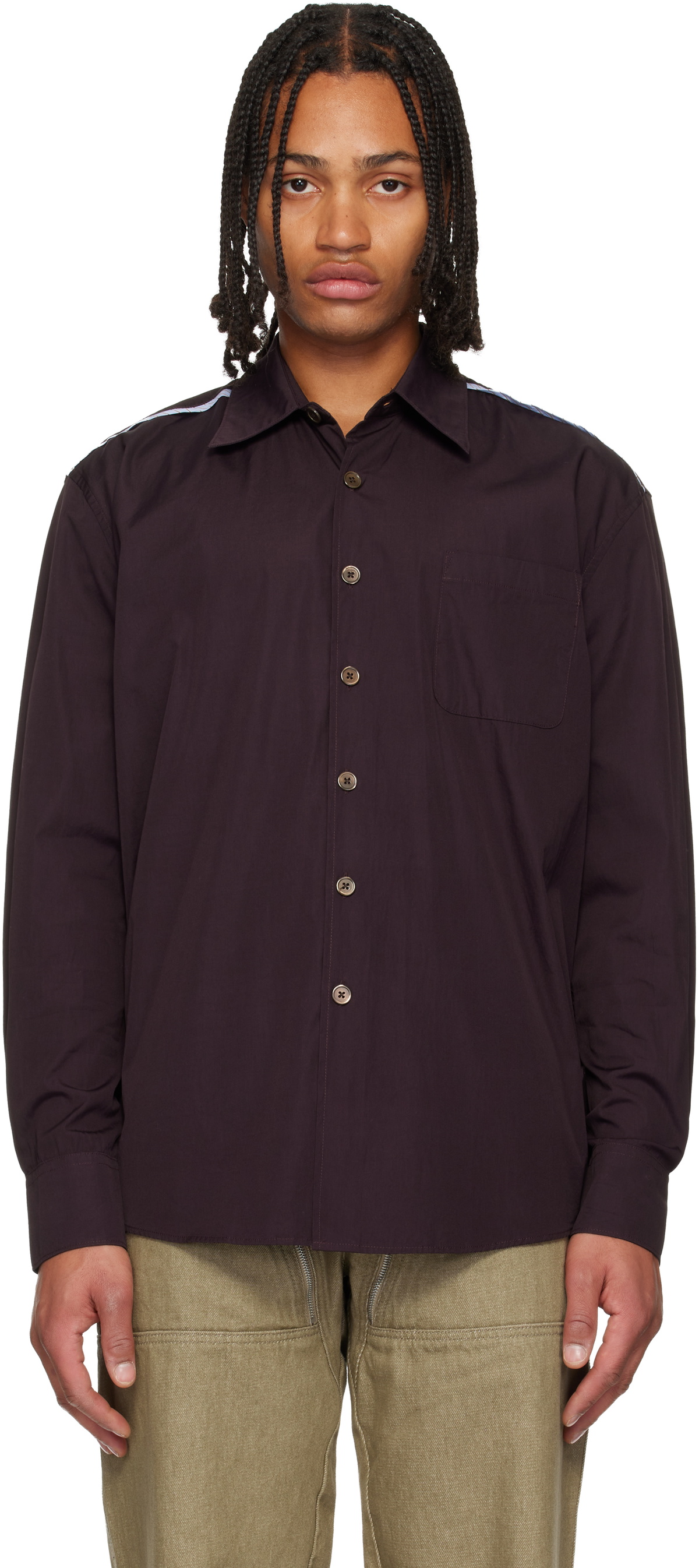 Our Legacy Men's Above Shirt in Doyle Check Lagger Flannel Our Legacy