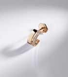 Repossi Berbere 18kt rose gold single hoop earring with diamonds